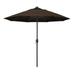 California Umbrella 9 ft. Casa Series Patio Bronze Auto Tilt Crank Lift - Pacifica Mocha Fabric
