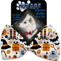 Mirage Pet Classic Halloween Pet Bow Tie Collar Accessory with Velcro