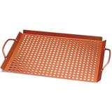 Outset Large Grill Grid with Handles Copper Non-Stick