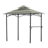 Garden Winds Replacement Canopy Top Cover for the Bamboo Look BBQ Gazebo - Standard 350 -Stripe Stone