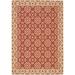 SAFAVIEH Courtyard Austin Geometric Indoor/Outdoor Area Rug 9 x 12 Red/Cream