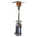 Umbrella Patio Heater with Silver Hammered Finish