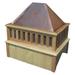 SamsGazebos French Style Rectangle Cupola with Copper Roof 27-Inch Tall Made in USA