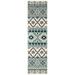 SAFAVIEH Veranda Dogon Southwestern Indoor/Outdoor Runner Rug 2 3 x 8 Turquoise/Blue