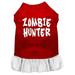 Halloween Pet Dog Cat Dress Screen Printed Zombie Hunter