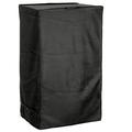 NEH Outdoor Smoker Grill Cover - 23 L x 17 W x 39 H - Electric Propane Pellet or Charcoal BBQ Smoker Cover - Sunray Protected and Weather Resistant Storage Cover - Black