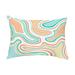 Simply Daisy 14 x 20 Agate Peach Decorative Abstract Outdoor Pillow