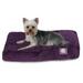 Majestic Pet | Villa Velvet Rectangle Pet Bed For Dogs Removable Cover Aubergine Large