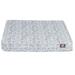 Majestic Pet | Charlie Shredded Memory Foam Rectangle Pet Bed For Dogs Removable Cover Gray Large