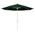 California Umbrella 11 Patio Umbrella in Forest Green