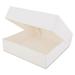 SCT Window Bakery Boxes White Paperboard 10 x 10 x 2 1/2 200/Carton 24233