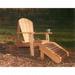 Creekvine Designs WRF516200CVD Cedar Adirondack Chair & Footrest Set