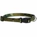 Camo Dog Collars Two Tone Pink or Green Camouflage Adjustable Nylon Choose Size (Green - xSmall)