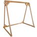 All Things Cedar AF72 Untreated Red Cedar Swing A-Frame 70 x 48 x 68-Inches