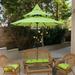 Abble 9 Feet Pagoda Market Umbrella-Green