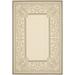 SAFAVIEH Courtyard Theodore Traditional Indoor/Outdoor Area Rug Dark Beige/Beige 6 7 x 9 6