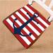 GCKG Red Anchor Chair Cushion Red Anchor Chair Pad Seat Cushion Chair Cushion Floor Cushion with Breathable Memory Inner Cushion and Ties Two Sides Printing 16x16 inch