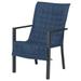 Classic Accessories Montlake Water-Resistant 45 Inch Patio Chair Slipcover Heather Indigo