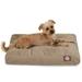 Majestic Pet | Villa Velvet Shredded Memory Foam Rectangle Pet Bed For Dogs Removable Cover Pearl Small