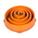 Outward Hound Fun Feeder Slo Bowl Slow Feeder Dog Bowl Orange Large/Regular