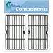 2-Pack BBQ Grill Cooking Grates Replacement Parts for Broil King Regal XL-90 - Compatible Barbeque Cast Iron Grid 16 3/4