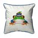 Betsy Drake SN456 12 x 12 in. Stacked Frogs Small Indoor & Outdoor Pillow