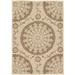 Unique Loom Medallion Indoor/Outdoor Botanical Rug Brown/Beige 2 2 x 3 1 Rectangle Geometric Traditional Perfect For Patio Deck Garage Entryway