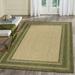 Liora Manne Carmel Multi Border Indoor Outdoor Area Rug Green