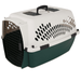 Petmate Ruffmaxx 26 Portable Dog Kennel Plastoc Pet Carrier for Dogs 20 to 25 lb Tan/Green