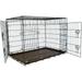 Iconic Pet Foldable Double Door Pet Crate with Divider Small 30 L