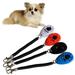 Fysho 4pcs Dog Training Clicker with Wrist Strap - Pet Training Clicker Set Pet Ellipse Clicker Training Tool for Dogs Four Colors