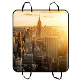 ZKGK New York City Skyline Dog Car Seat Cover Dog Car Seat Cushion Waterproof Hammock Seat Protector Cargo Mat for Cars SUVs and Trucks 54x60 inches