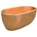 Copper Design CBT-DW-66-BR Copper Bath Tub Double Wall Bright - Medium - 32 x 32 x 66 in.
