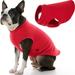 Gooby Stretch Fleece Vest - Red X-Large - Warm Pullover Stretchable Soft Fleece For Dogs with Multiple Colors and Sizes Indoor and Outdoor Use