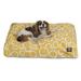 Majestic Pet | Fusion Shredded Memory Foam Rectangle Pet Bed For Dogs Removable Cover Yellow Large