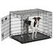 MidWest Homes For Pets Ultima Pro Extra-Strong Double Door Folding Metal Dog Crate 30