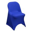 Your Chair Covers - Spandex Folding Chair Cover Royal Blue for Wedding Party Birthday Patio etc.