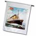 3dRose Vintage White Star Line S.S. Titanic - Garden Flag 12 by 18-inch