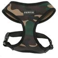 Puppia Soft Dog Harness No Choke Over-The-Head Triple Layered Breathable Mesh Adjustable Chest Belt and Quick-Release Buckle Camouflage XX-Large