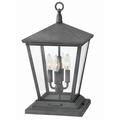 Hinkley Lighting - Four Light Post Top/ Pier Mount - Trellis - 4 Light Large