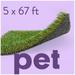 ALLGREEN Pet 5 x 67 FT Artificial Grass for Pet Dog Potty Training Indoor/Outdoor Area Rug