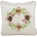Nourison Home For The Holiday Beige Decorative Throw Pillow 16 X16