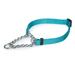 Chain Martingale Dog Collar Choke Style Safety Control Training Pick Color & Size (Bluebird 16 - 24 )