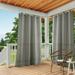 Exclusive Home Cabana Solid Indoor/Outdoor Light Filtering Grommet Top Curtain Panel Pair 54 x120 Medium Grey