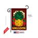 Breeze Decor 67017 Welcome Pineapple 2-Sided Impression Garden Flag - 13 x 18.5 in.