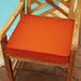 Sorra Home Clara Rust Indoor/ outdoor 19-inch Square Sunbrella Chair Cushion