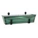 Achla Flower Box with Wall Brackets Green - Small