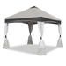 King Canopy Garden Party Backyard Gazebo 10 x10 4-Leg Stone Garden