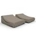 Budge Double Black Ivory Patio Chaise Cover StormBlockâ„¢ Mojave (2 Pack)