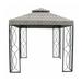 Garden Winds Replacement Canopy Top Cover for the Garden Treasures 8 x 8 Gazebo -Standard 350 - Damask Beige